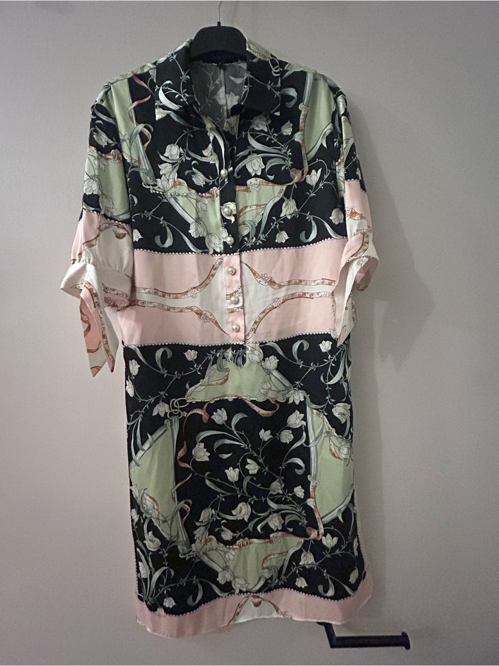 Shirt dress classic print size 2